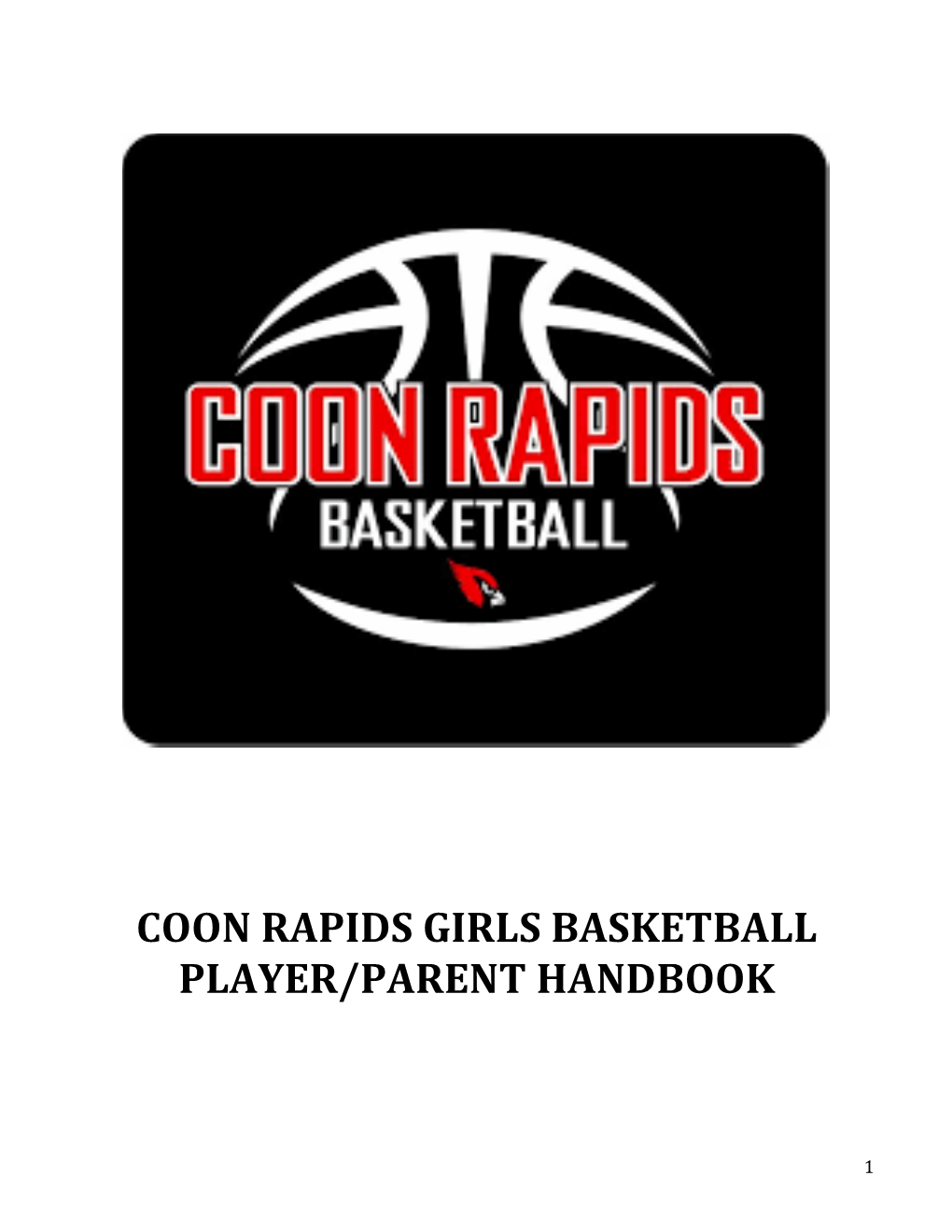 Coon Rapids Girls Basketball Player/Parent Handbook