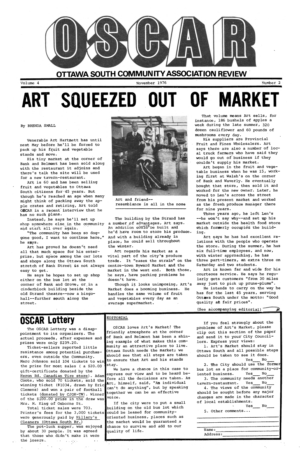 Art Squeezed out of Market