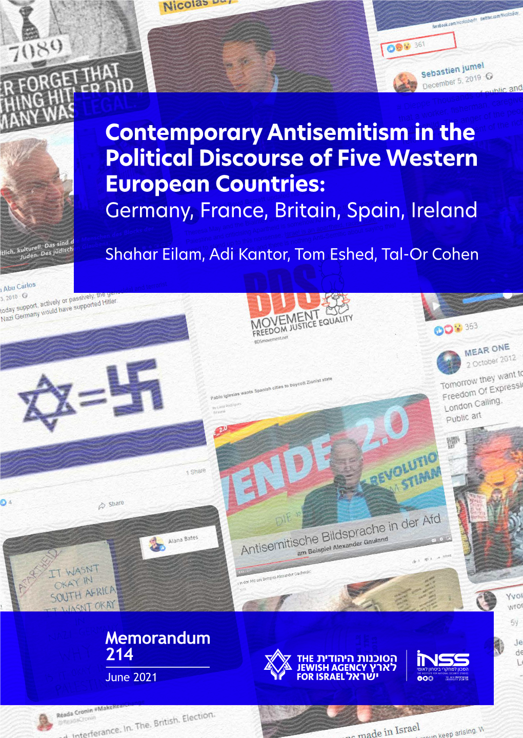 Contemporary Antisemitism in the Political Discourse of Five Western European Countries: Germany, France, Britain, Spain, Ireland