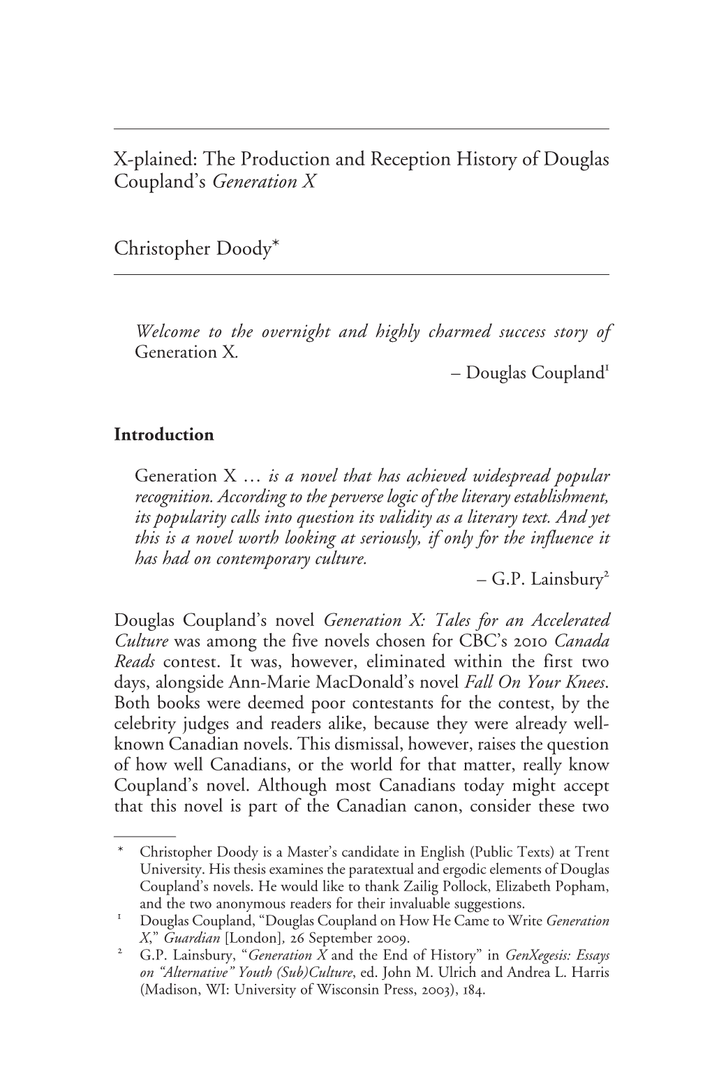 Final Proof-2.Inddproof-2.Indd 5 22011-10-21011-10-21 15:22:1615:22:16 6 Papers of the Bibliographical Society of Canada 49/1