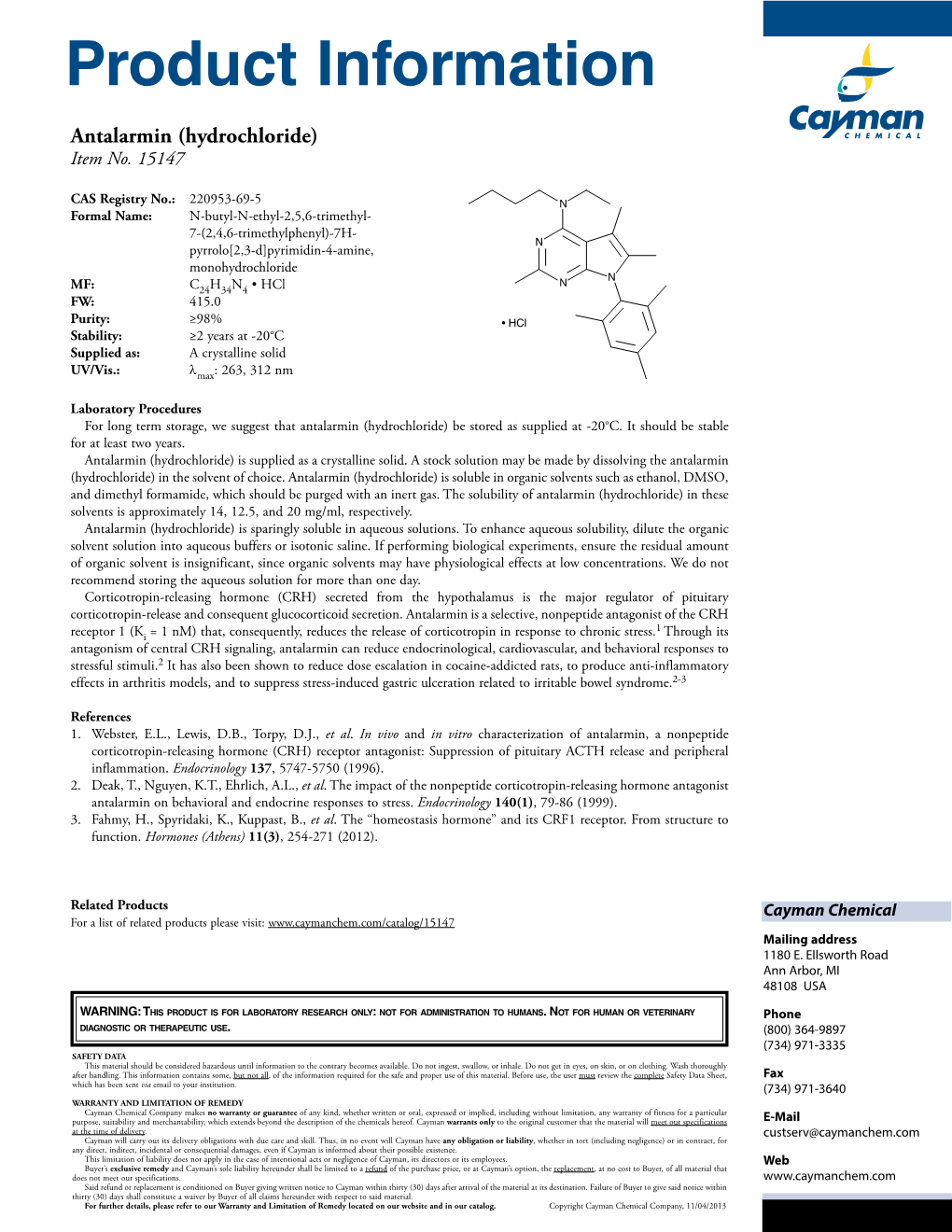 Download Product Insert (PDF)