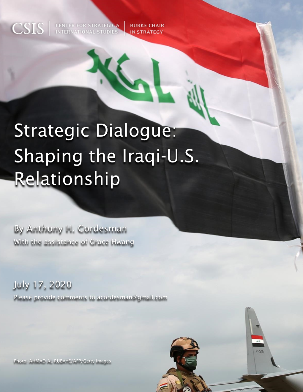 Strategic Dialogue: Shaping the Iraqi-U.S