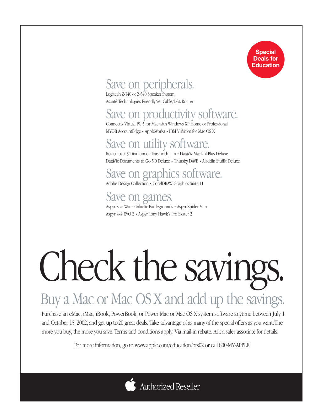 Buy a Mac Or Mac OS X and Add up the Savings