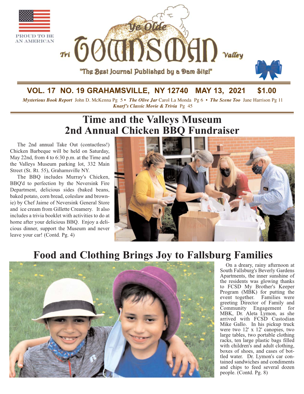 Time and the Valleys Museum 2Nd Annual Chicken BBQ Fundraiser Food and Clothing Brings Joy to Fallsburg Families