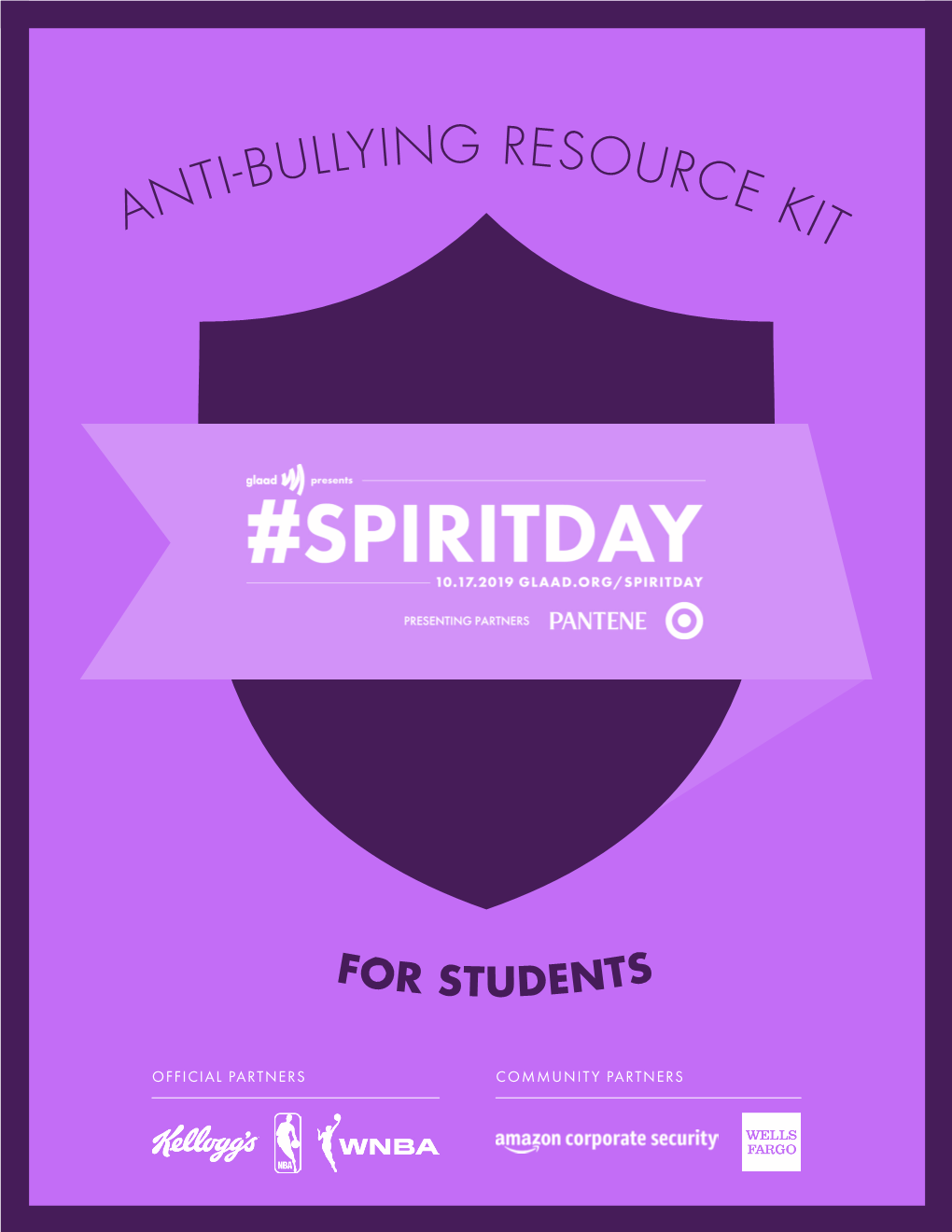 Anti-Bullying Resource Kit for Students Glaad.Org/Spiritday