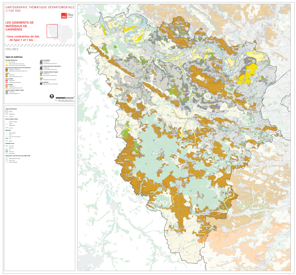 Yvelines Cartographie Thématique Départementale