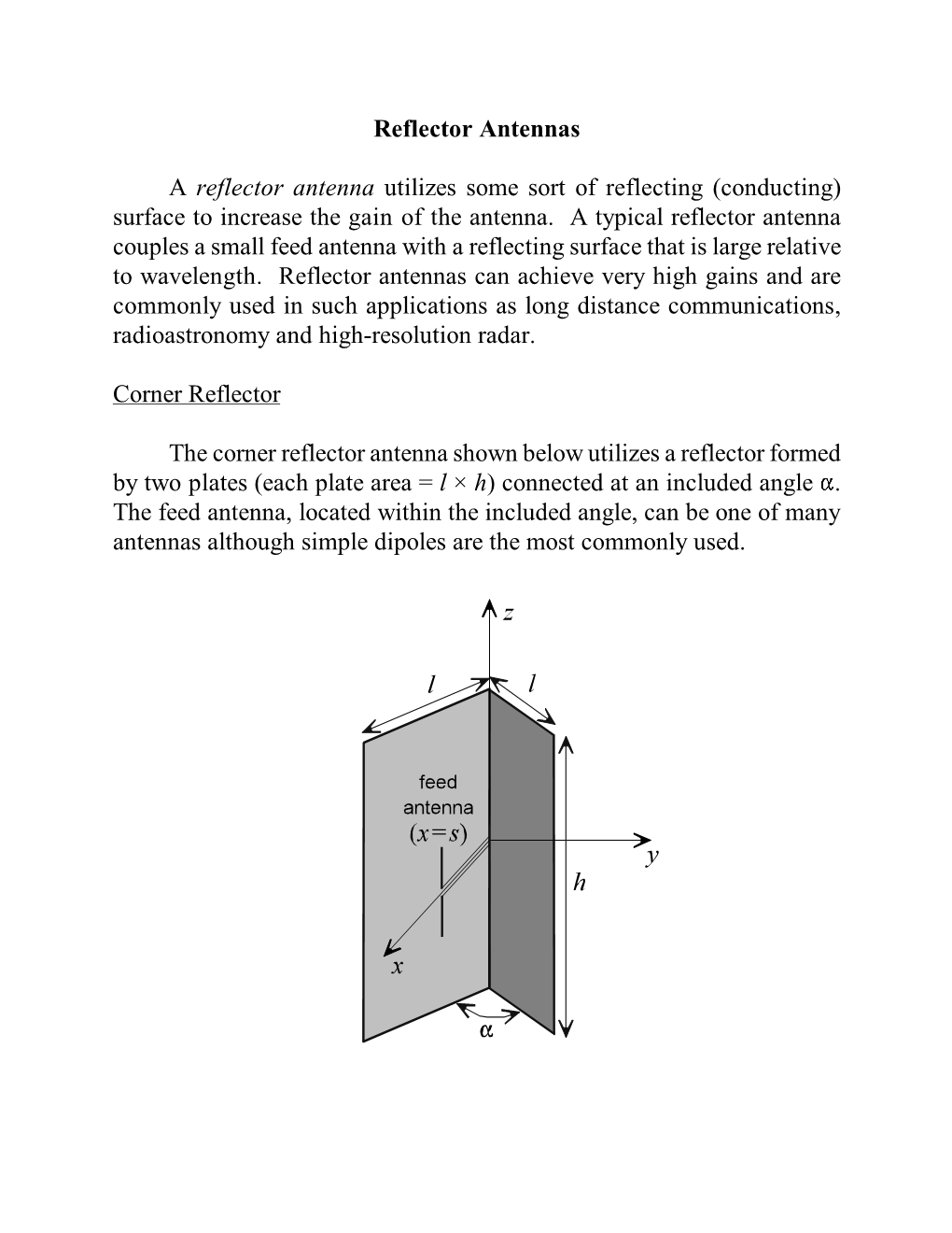 Reflector Antennas