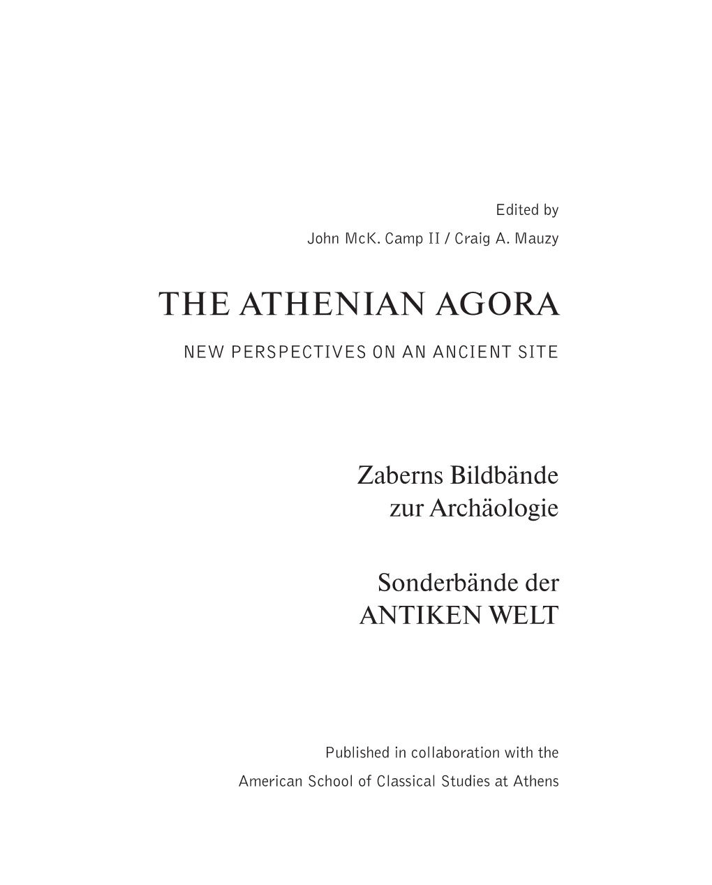 The Athenian Agora