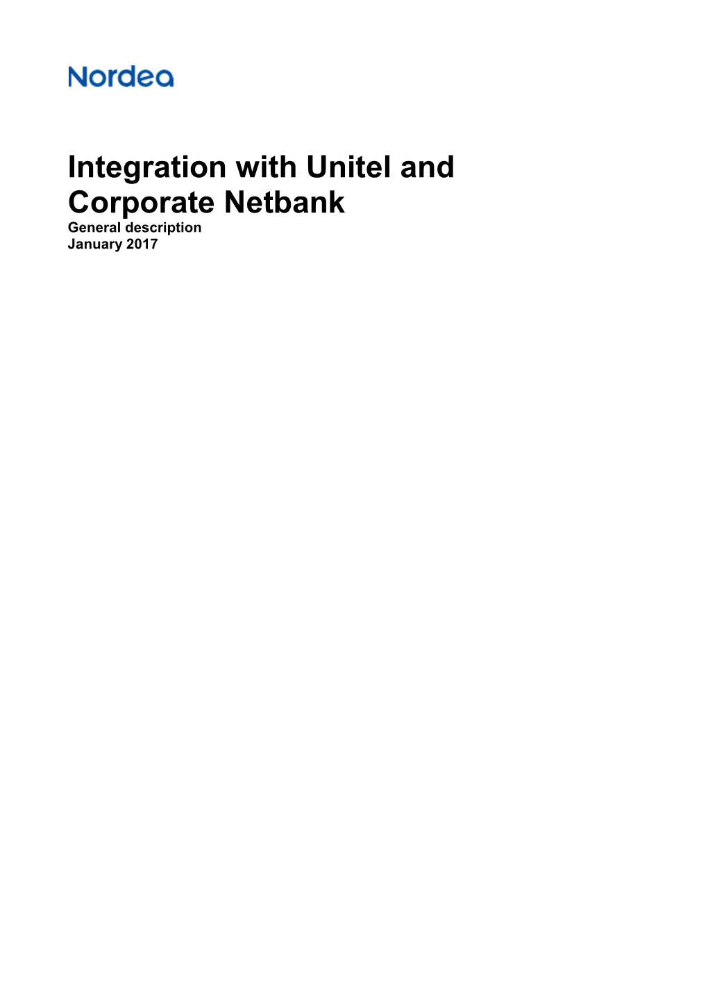 General Description Integration with Unitel UK