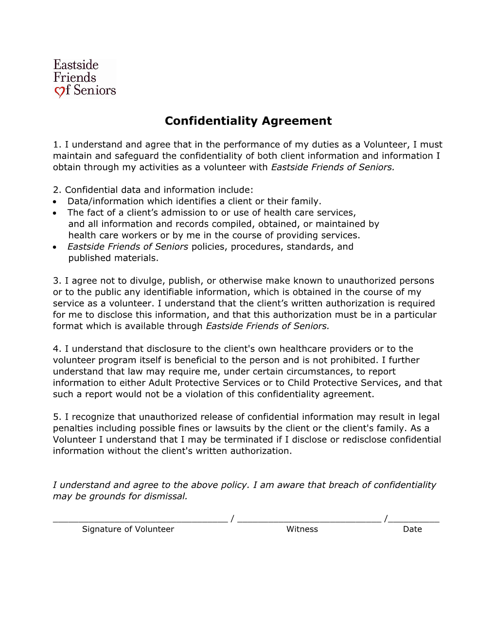 Confidentiality Agreement s3