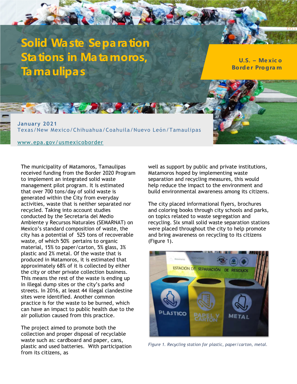 Solid Waste Separation Stations in Matamoros, Tamaulipas Page 2