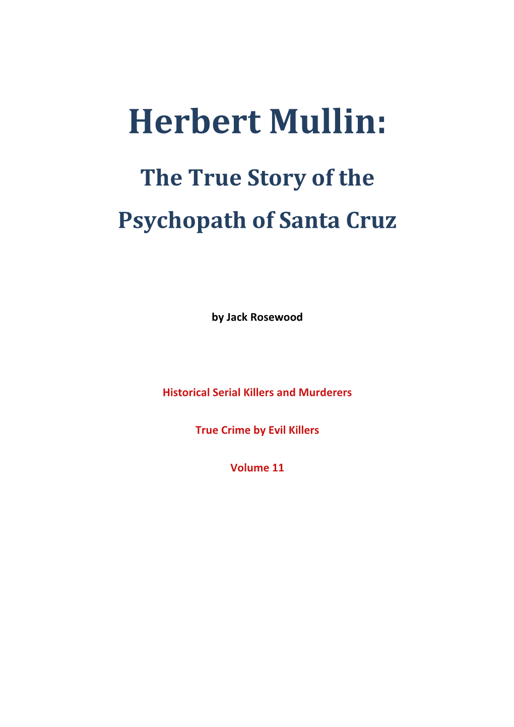 Herbert Mullin