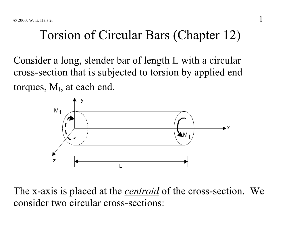 Chapter 11 - Stress, Strain and Deformation in Solids