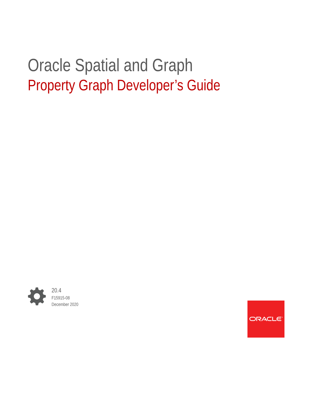 Property Graph Developer's Guide