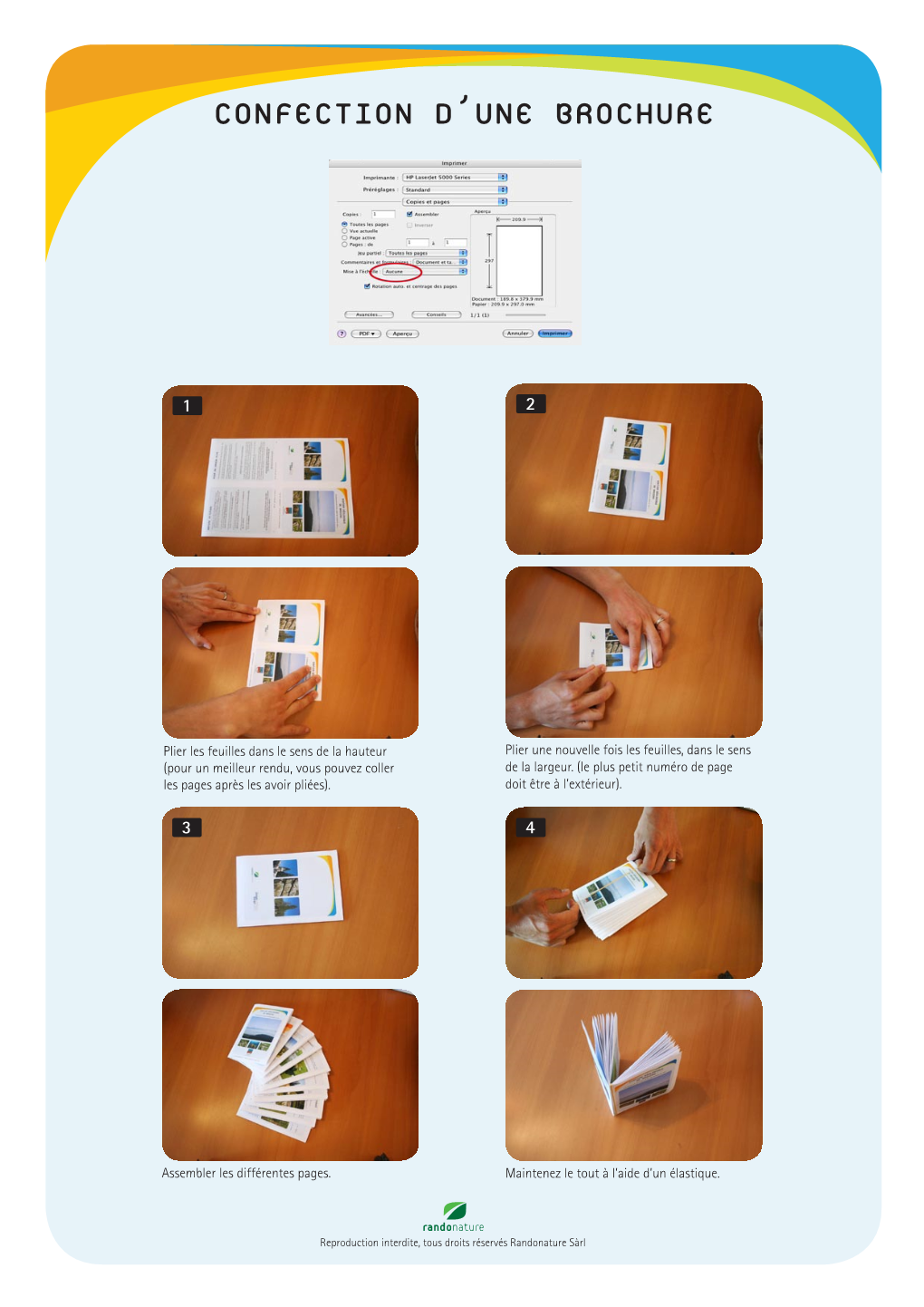 Confection D'une Brochure