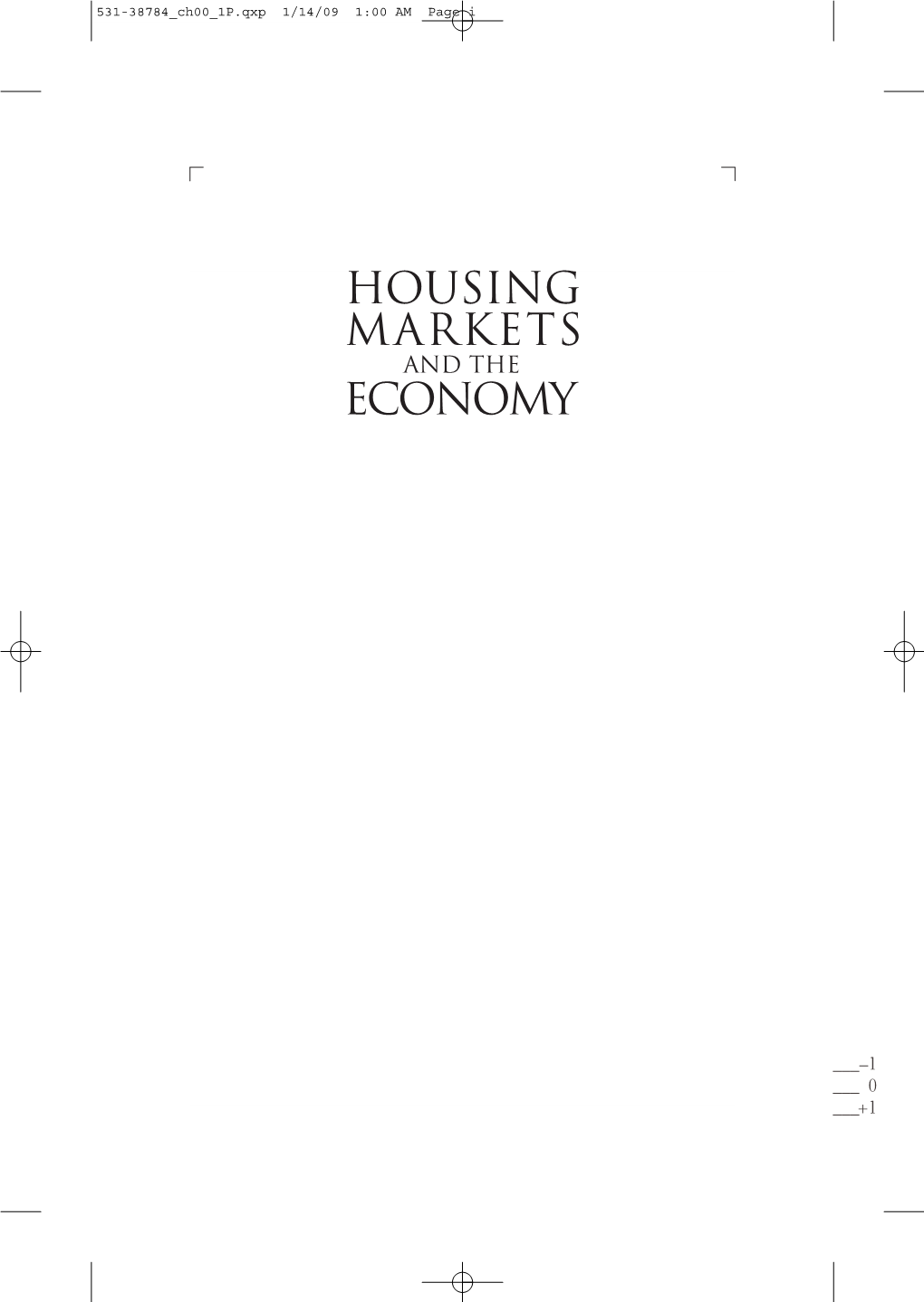 Housing Markets Economy