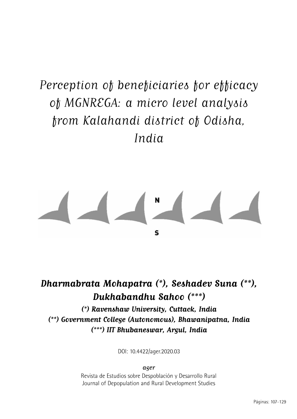 A Micro Level Analysis from Kalahandi District of Odisha, India