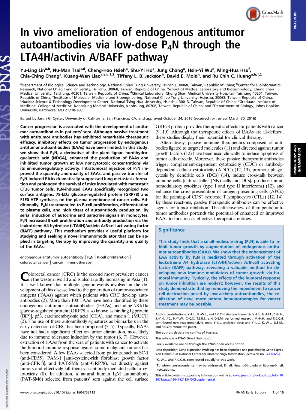 In Vivo Amelioration of Endogenous Antitumor Autoantibodies Via Low