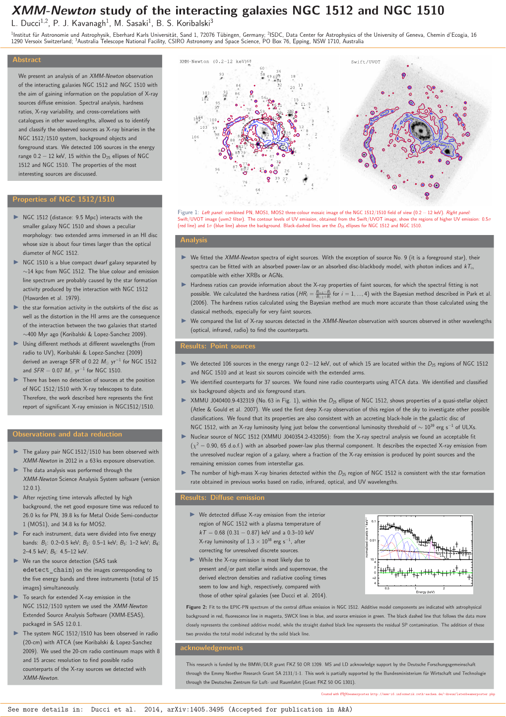 XMM-Newton Study of the Interacting Galaxies NGC 1512 and NGC 1510 L