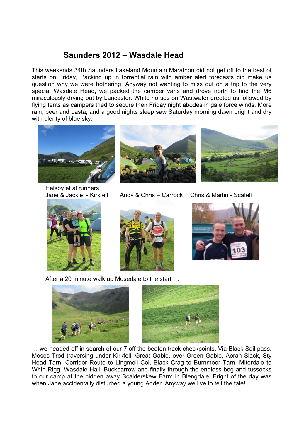 Saunders 2012 – Wasdale Head