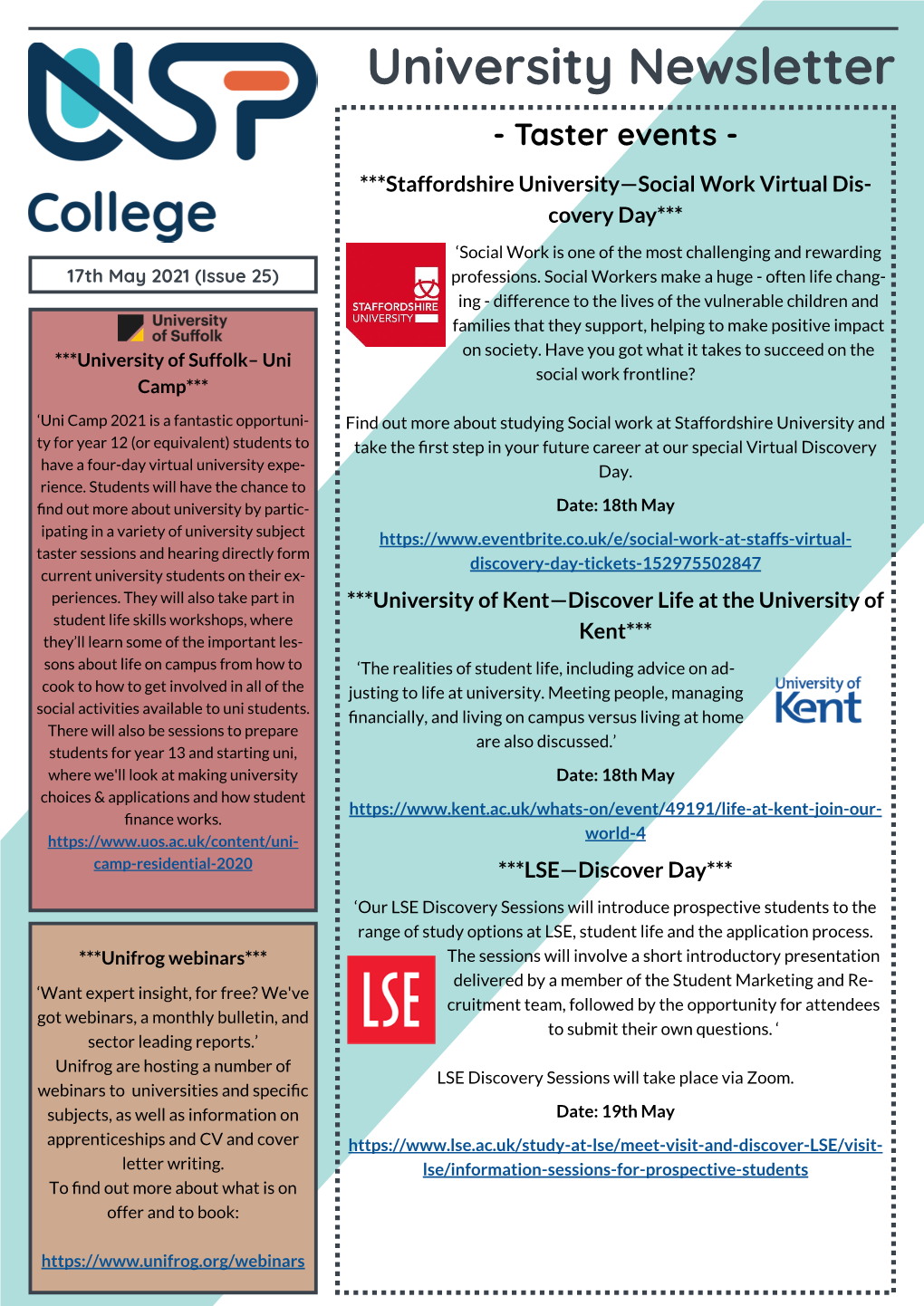 University Newsletter