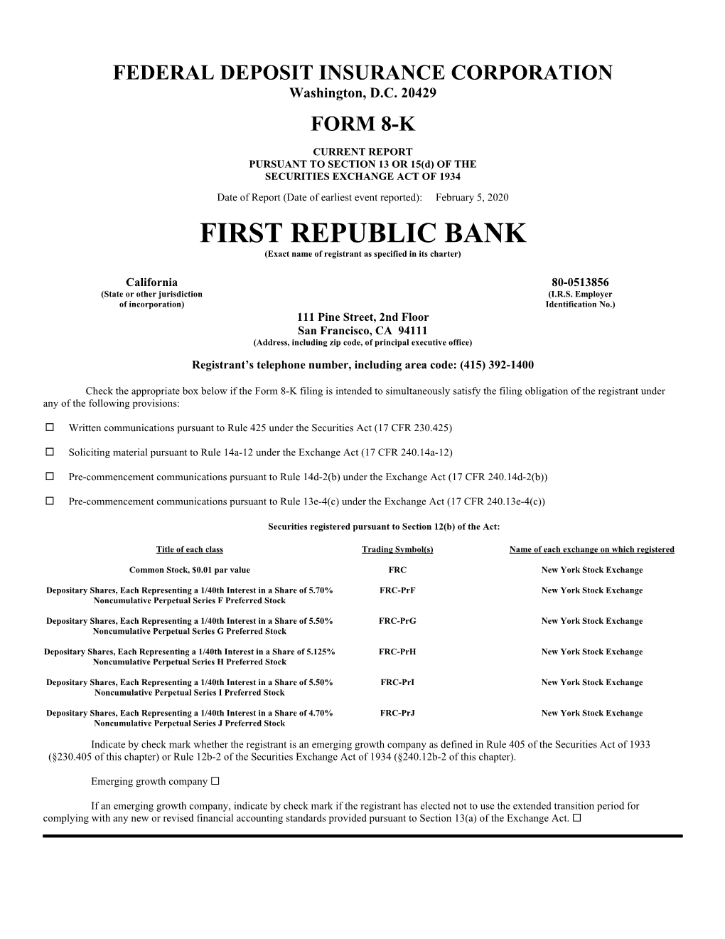 Senior Fixed-To-Floating Rate Notes Due 2024