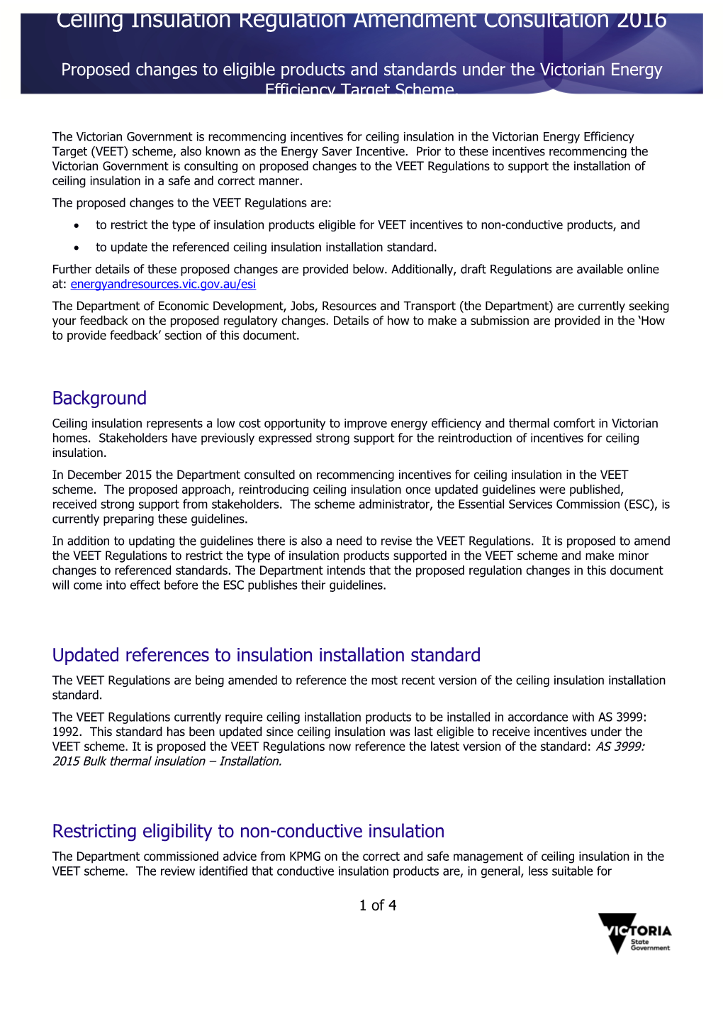 The Proposed Changes to the VEET Regulations Are