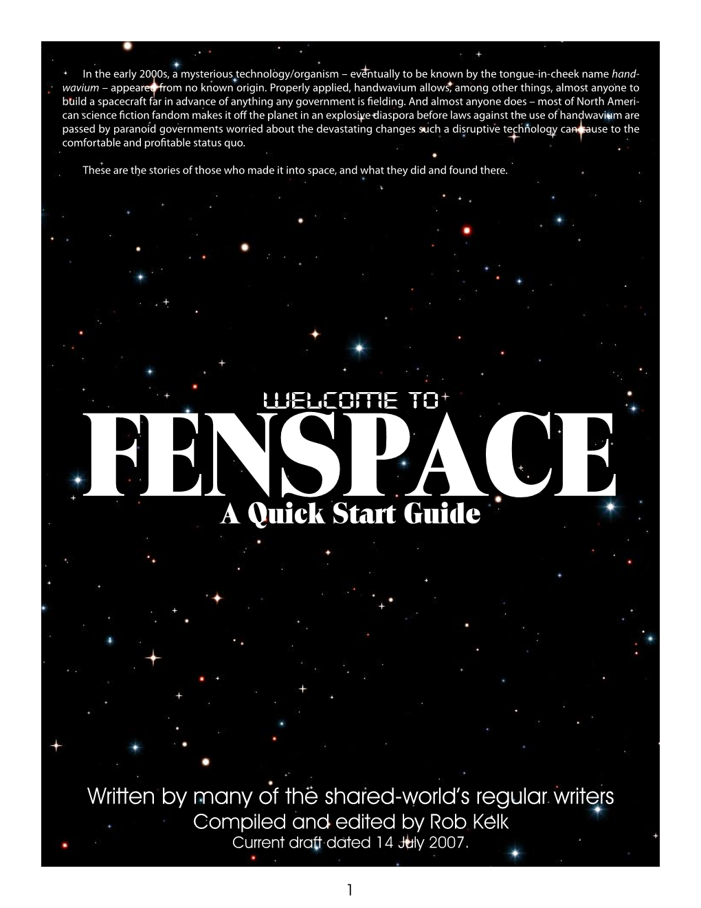 Fenspace Writer's Guide