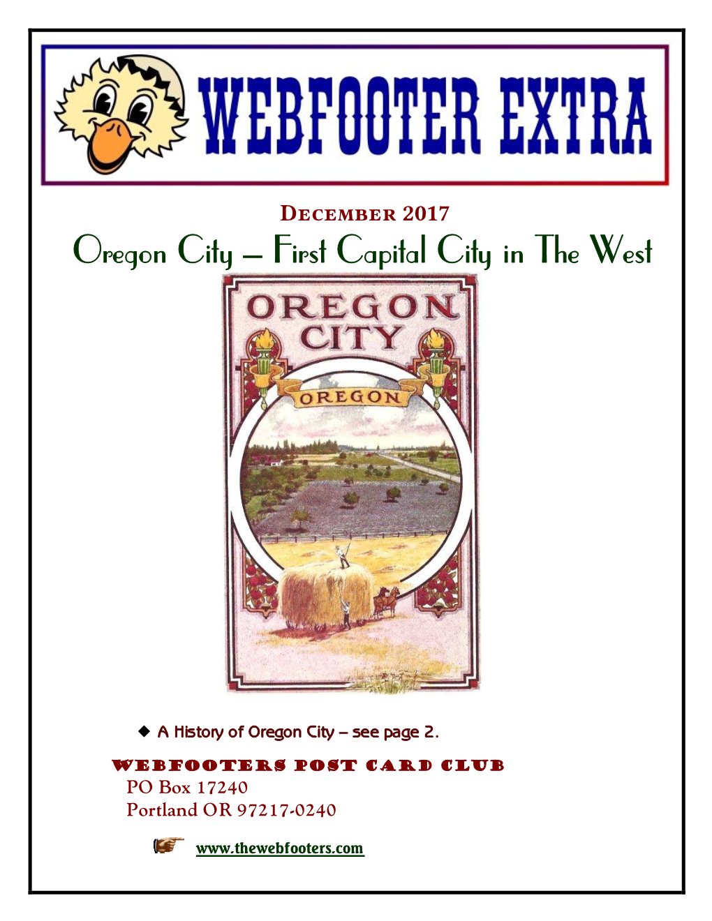 Oregon City – First Capital City in the West