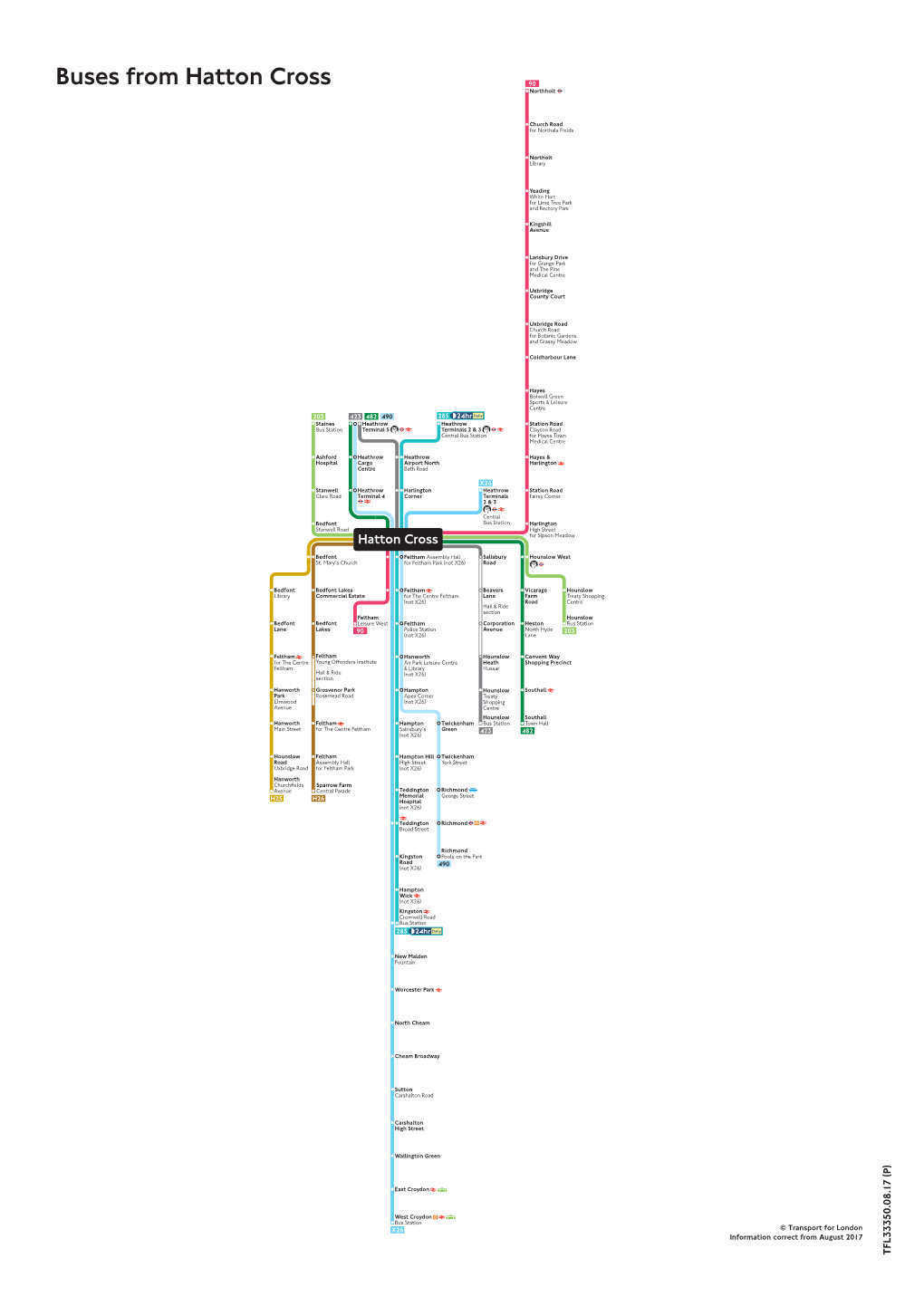 Buses from Hatton Cross