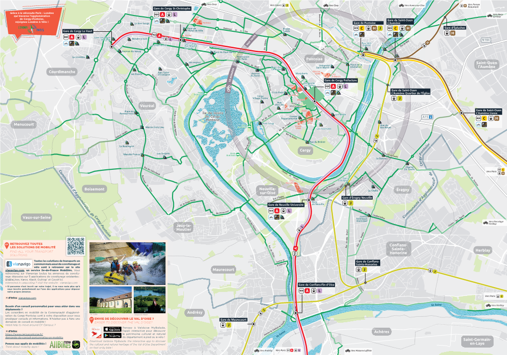 Campus International De Cergy-Pontoise ! Soleils La D a E E V D Gare De Cergy CY CAMPUS KEY PLACES