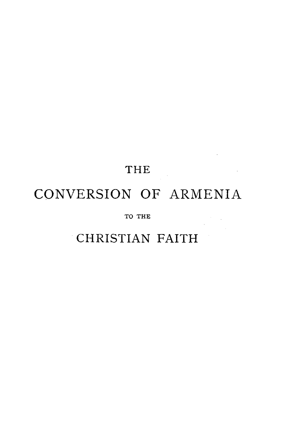 Conversion of Armenia