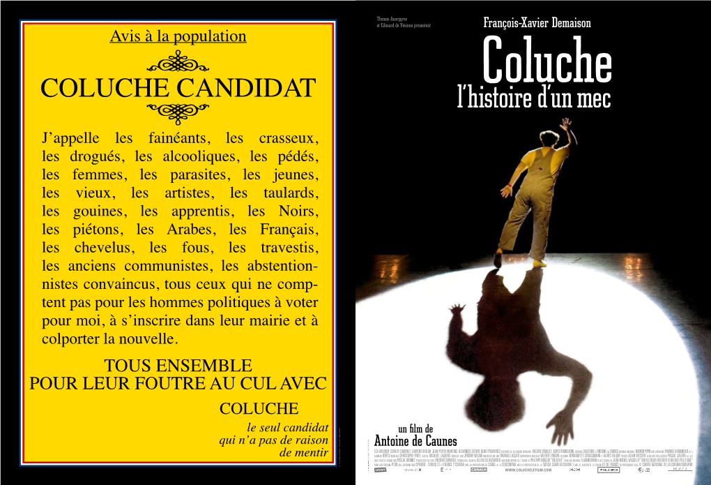 Coluche Candidat