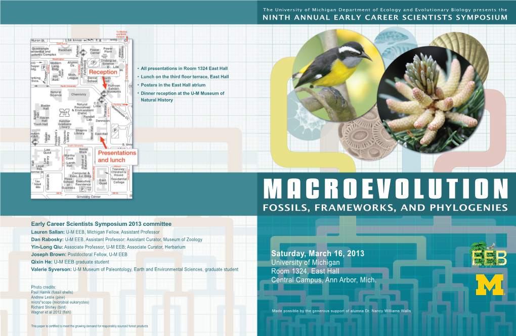 Macroevolution Fossils, Frameworks, and Phylogenies