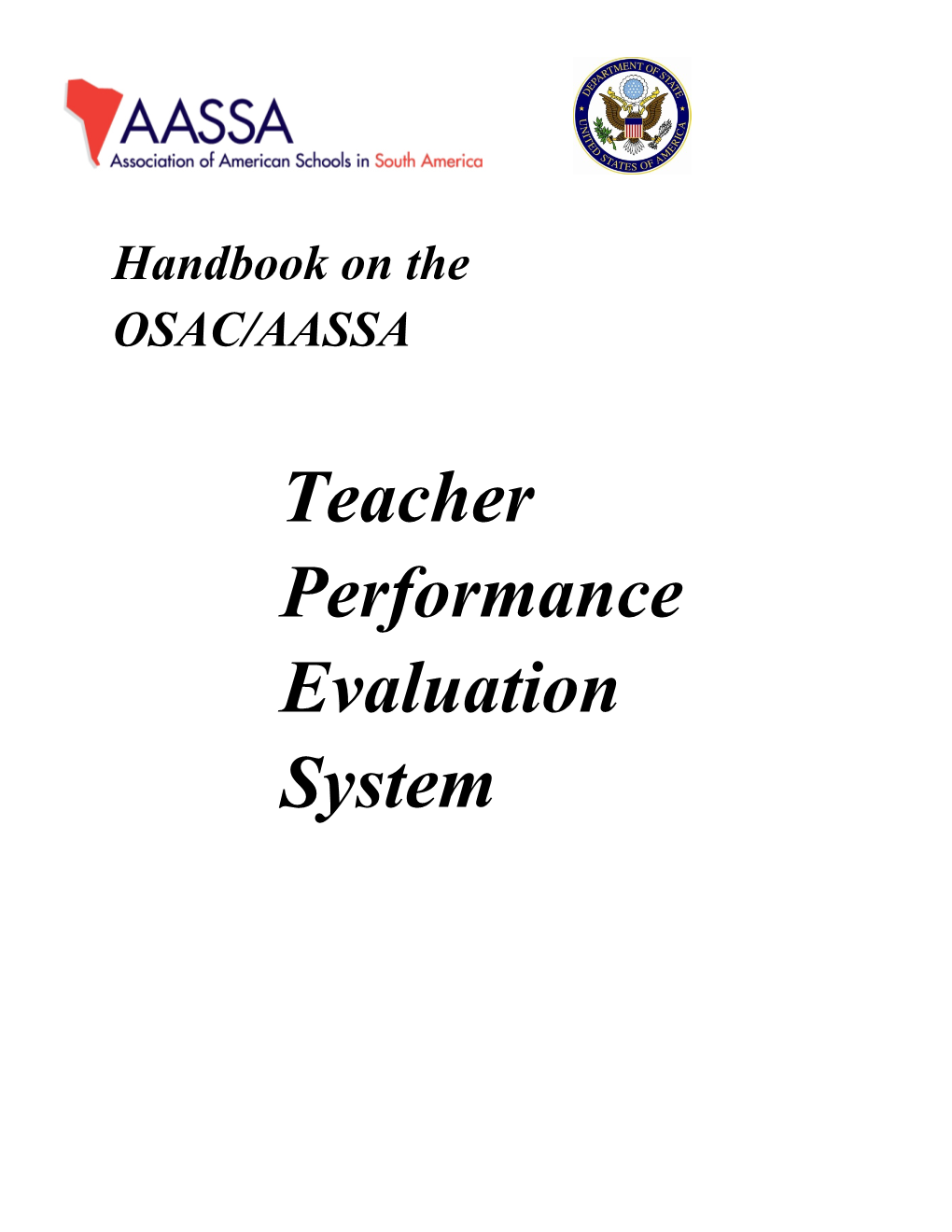 Teacher Performance Evaluation System