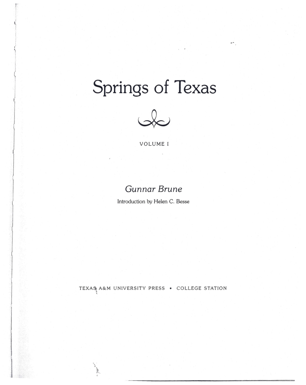 Springs of Texas