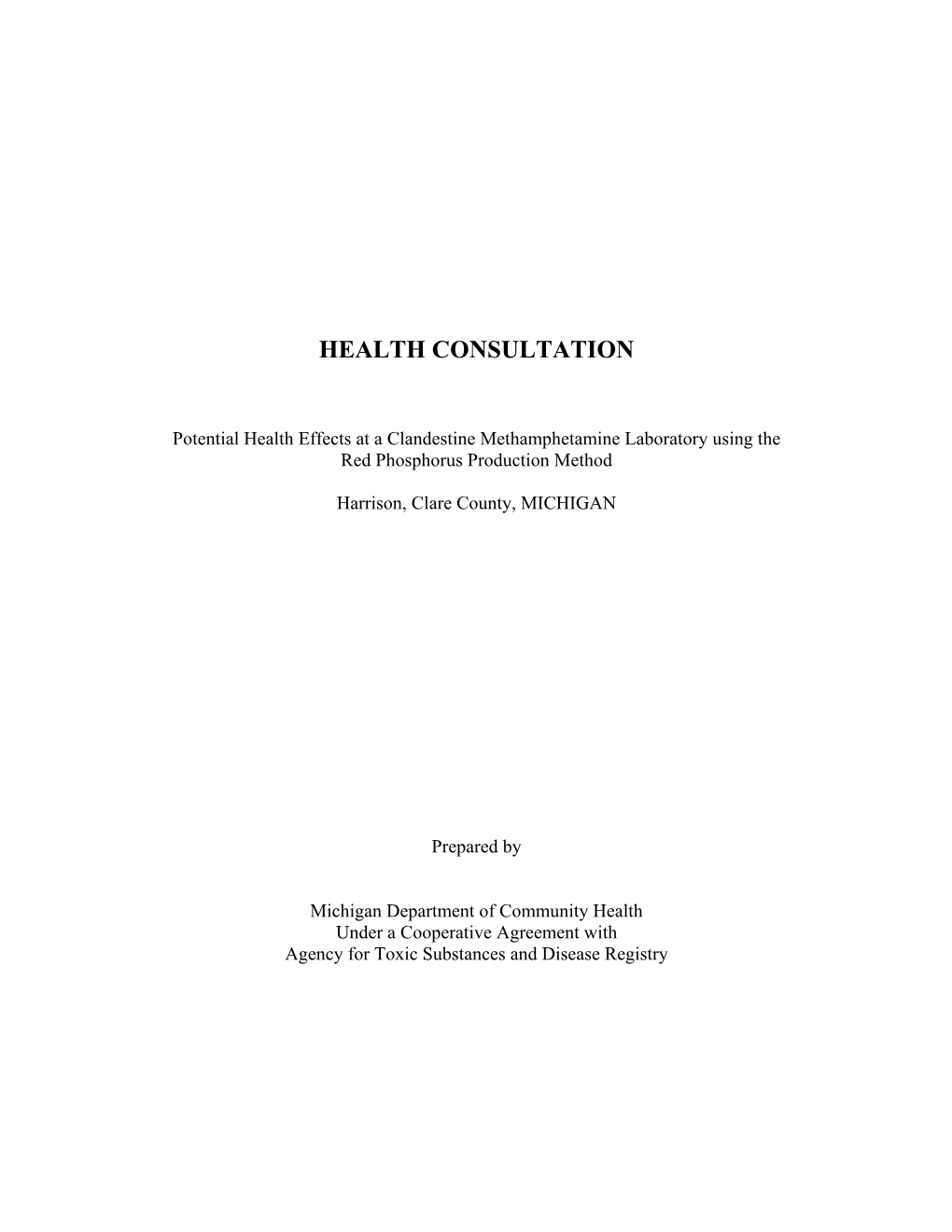 Health Consultation