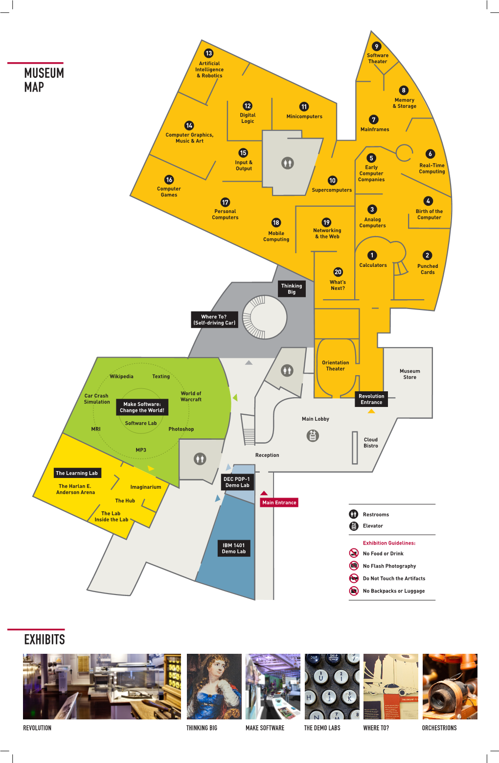 Museum Map Exhibits