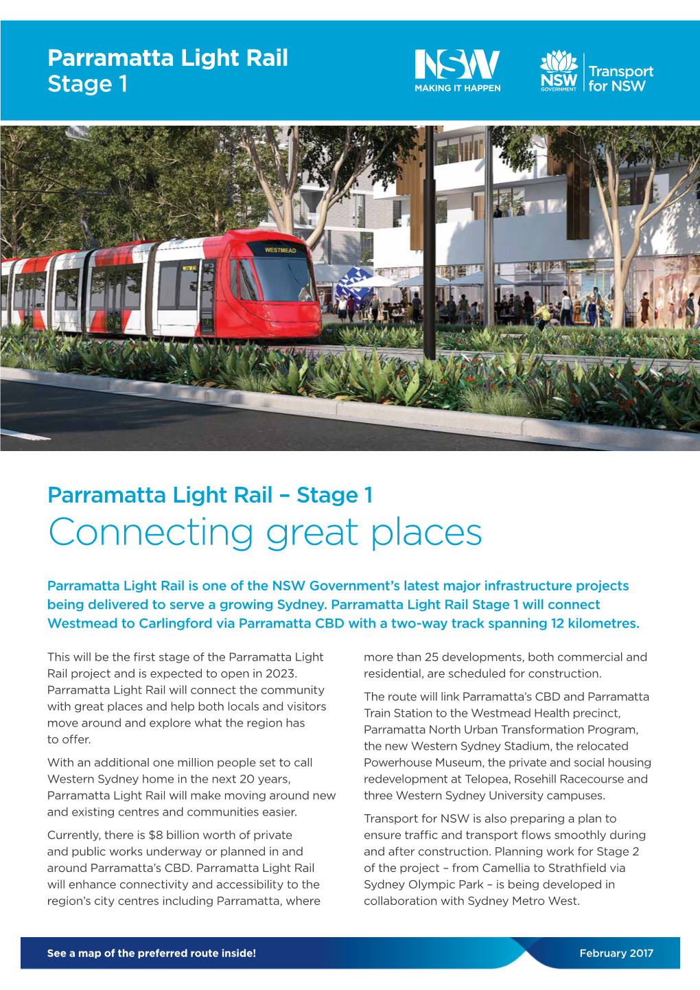 Parramatta Light Rail Stage 1 Brochure