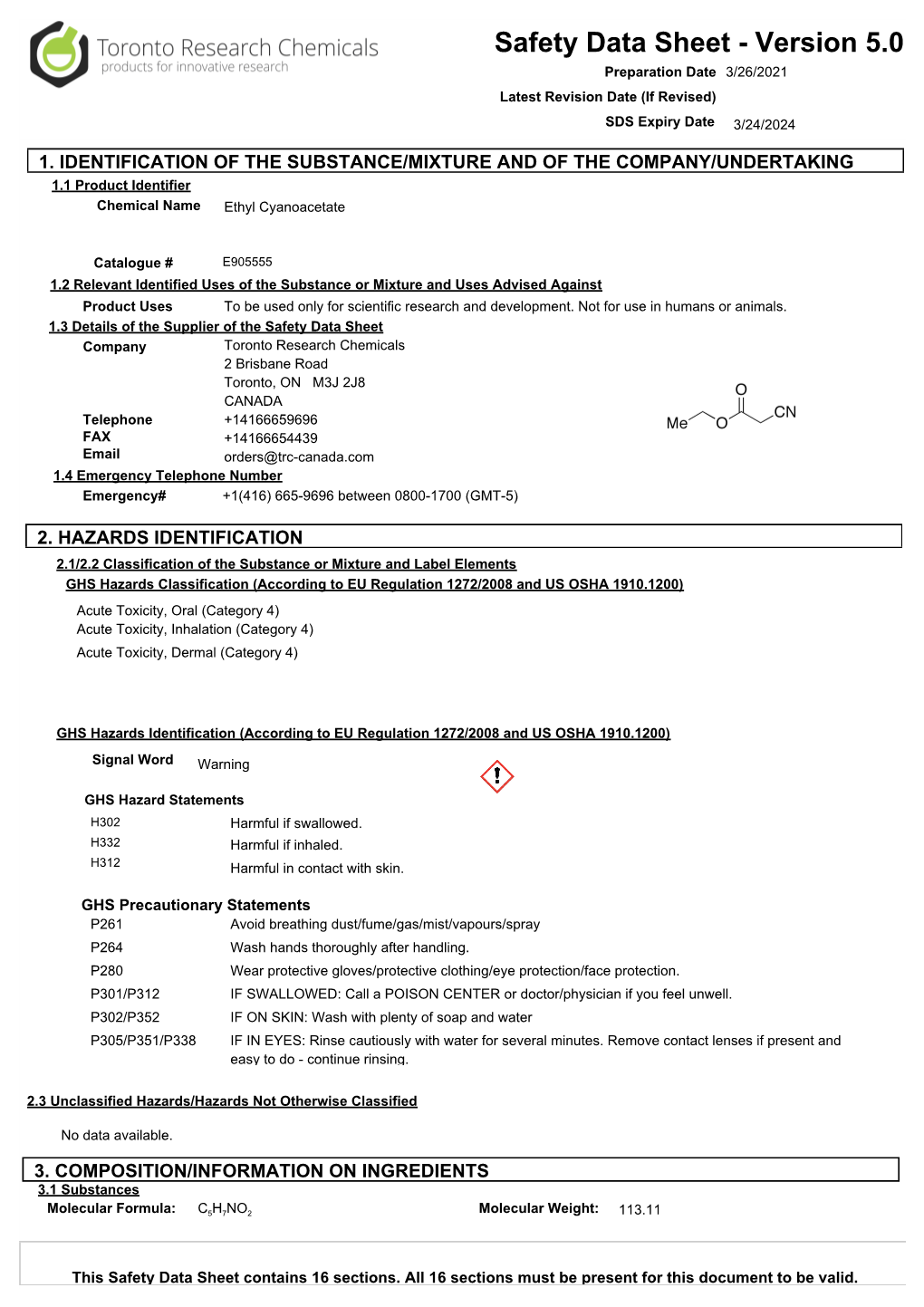 Download MSDS File