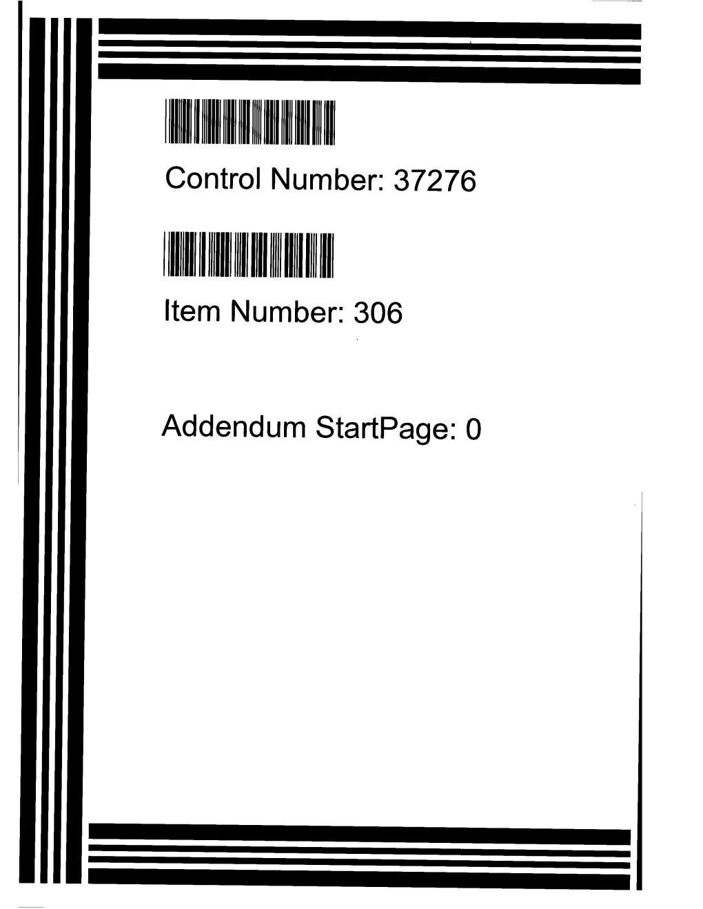 37276 Item Number: 306 Addendum Startpage