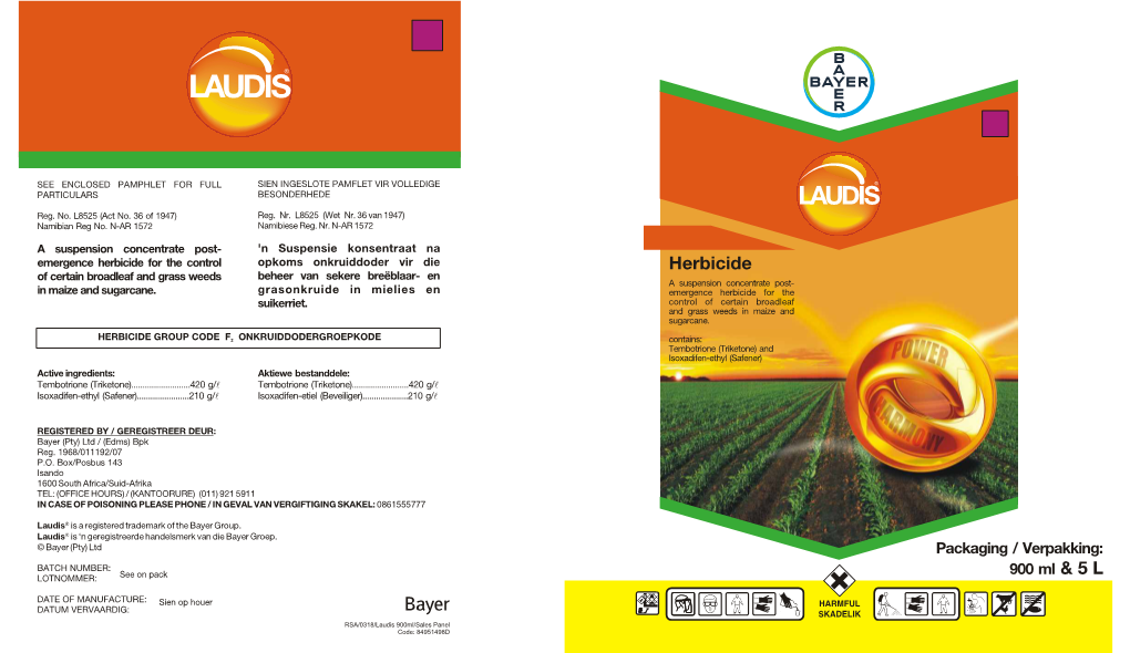 Herbicide 900 Ml &