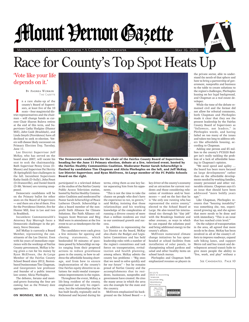 Race for County's Top Spot Heats Up