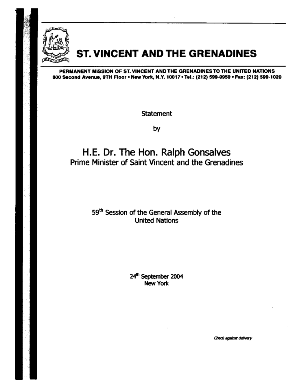 Saint Vincent and the Grenadines