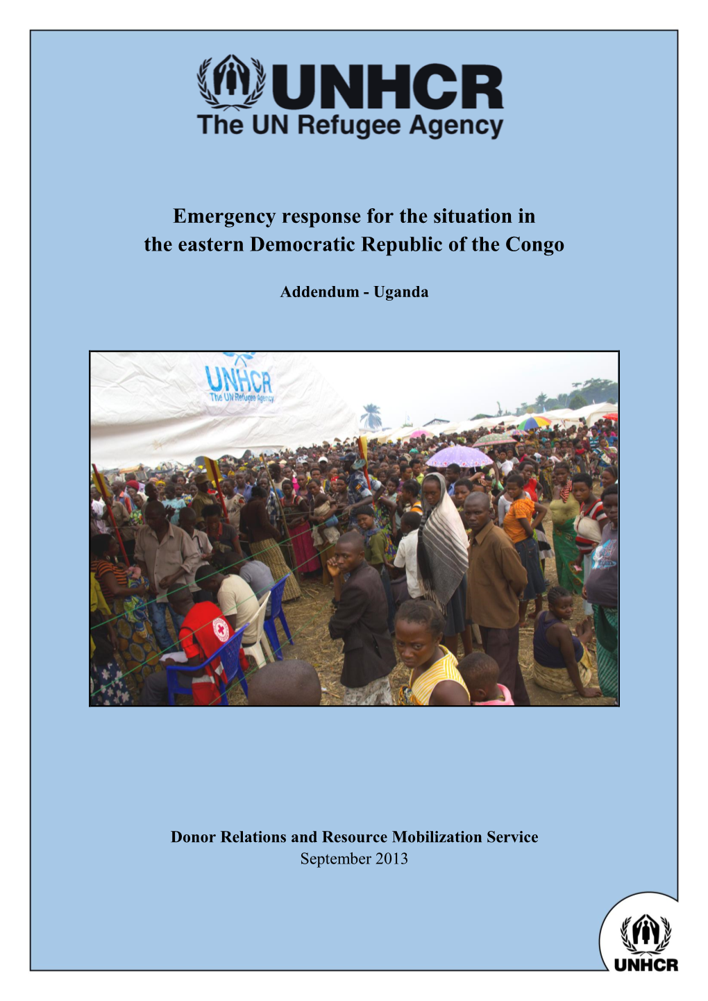Emergency Response for the Situation in the Eastern Democratic Republic of the Congo