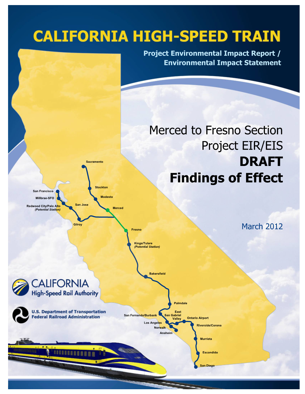 DRAFT Findings of Effect Stockton San Francisco