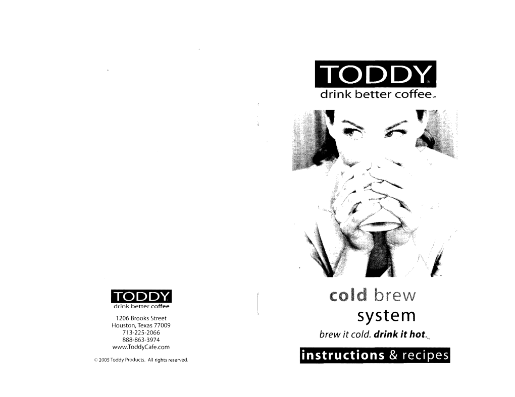 Toddy Cold Brew System