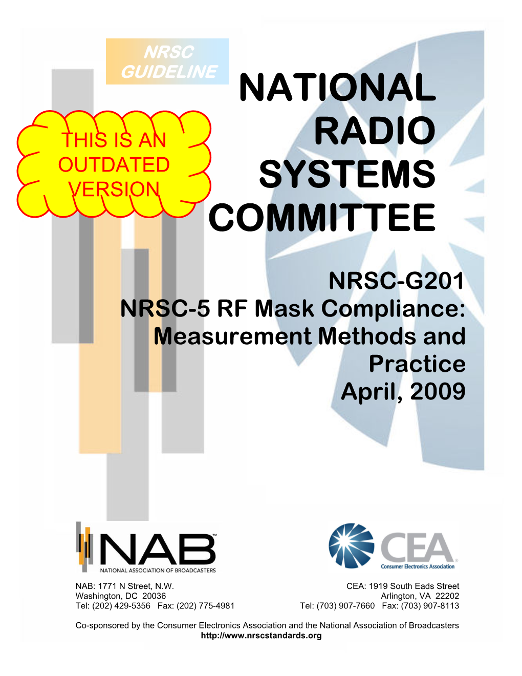 NRSC-5 RF Mask Compliance: Measurement Methods and Practice April, 2009