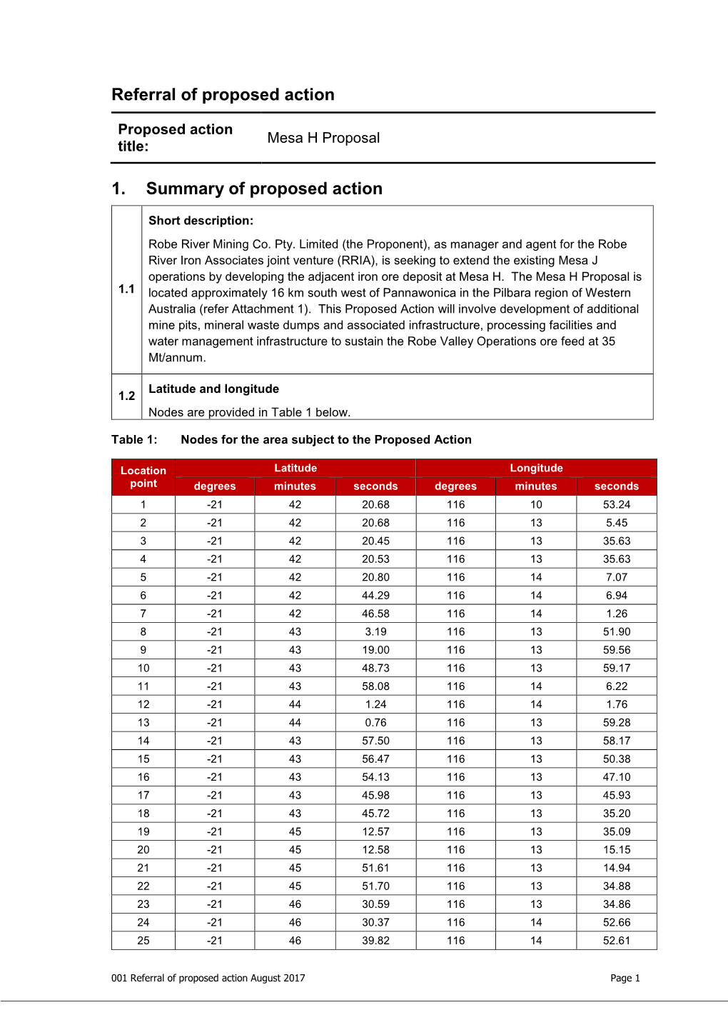 A4 Section 68 EPBC Referral Form