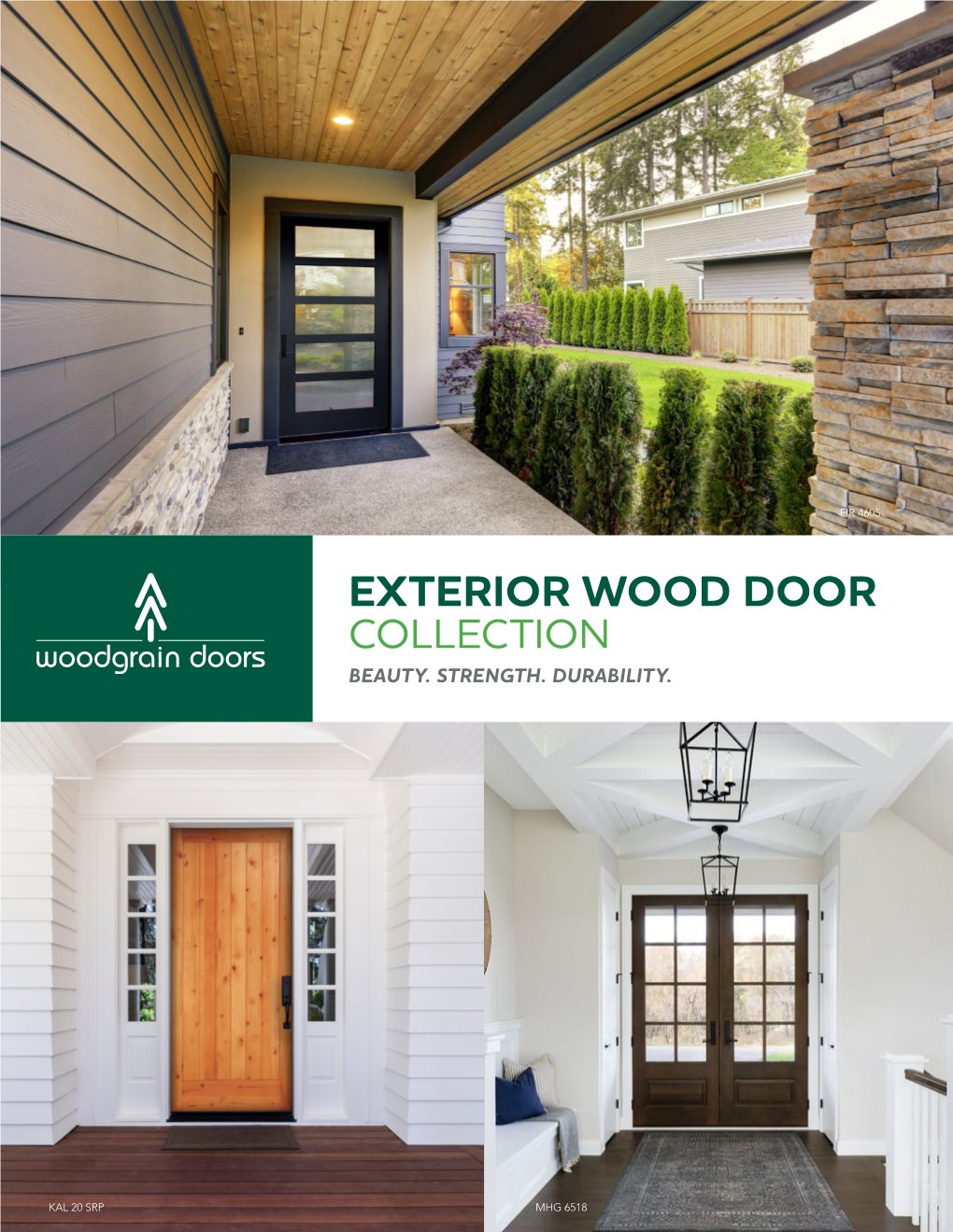 Exterior Wood Door Collection Beauty